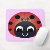 Tapis De Souris Coccinelle douce Mousepad (Avec souris)