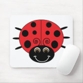 Tapis De Souris Coccinelle Mousepad (Avec souris)