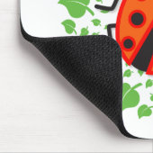 Tapis De Souris coccinelle rouge (Coin)