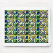 Tapis De Souris Cocher mon bouton (Devant)