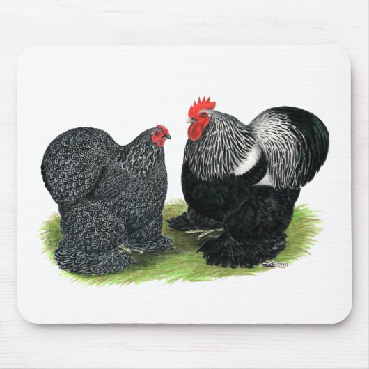 Tapis De Souris Cochins : crayonnés d'argent (Devant)