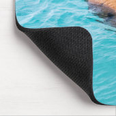 Tapis De Souris Cochon de natation d'Exuma (Coin)