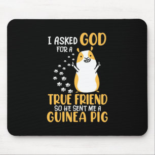 Tapis De Souris Cochon d'Inde est un véritable ami