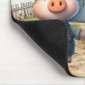 Tapis De Souris Cochon - Manger plus de gens (Coin)