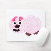Tapis De Souris Cochon rose (Avec souris)