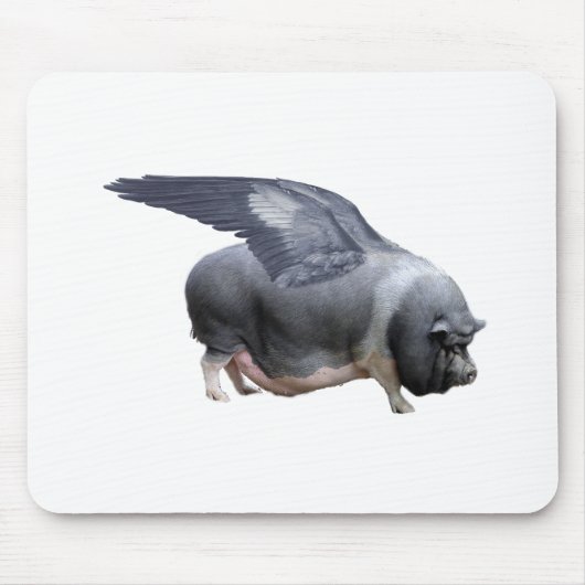 Tapis De Souris cochon volant (Devant)