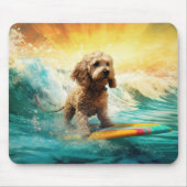 Tapis De Souris Cockapoo Beach Surf Paining (Devant)