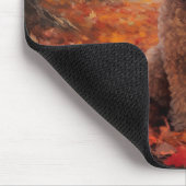 Tapis De Souris Cockapou dans les feuilles d'automne automne autom (Coin)