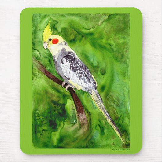 Tapis De Souris Cockatiel Mousepad (Devant)