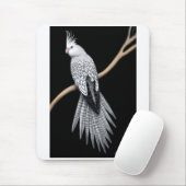 Tapis De Souris Cockatiel Whitefaced Mousepad de perle (Avec souris)