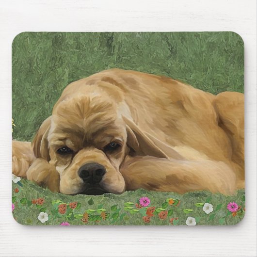Tapis De Souris Cocker américain (Devant)