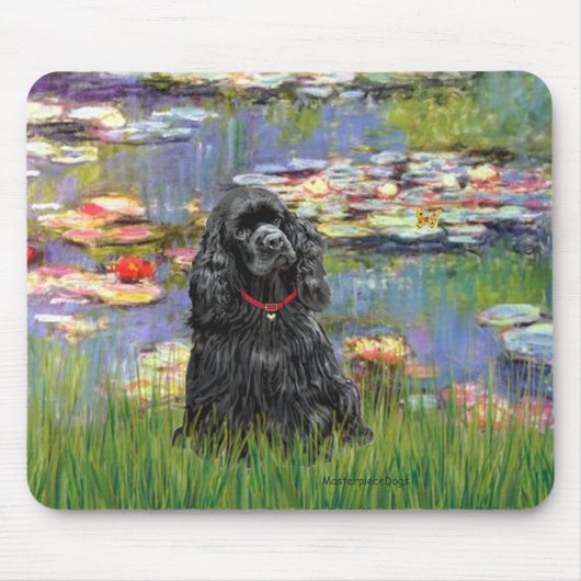 Tapis De Souris Cocker (noir) - Lys 2 (Devant)