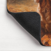 Tapis De Souris Cocker Spaniel à l'automne Feuilles automne Inspir (Coin)