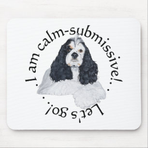 Tapis De Souris Cocker Spaniel Américain Calme Soumis