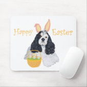 Tapis De Souris Cocker Spaniel Américain Pâques (Avec souris)