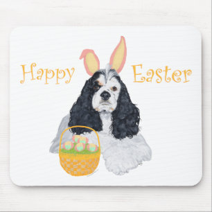 Tapis De Souris Cocker Spaniel Américain Pâques