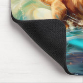 Tapis De Souris Cocker Spaniel Beach Surf Peinture (Coin)