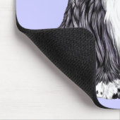 Tapis De Souris Cocker Spaniel BW Parti (Coin)