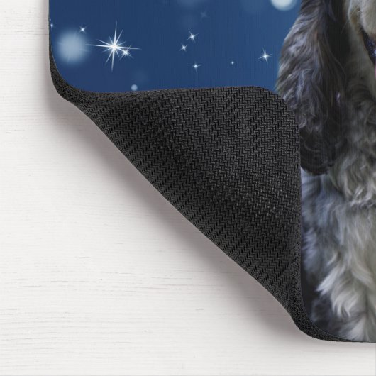 Tapis De Souris Cocker Spaniel Chien Avec Noël Santa Hat (Coin)