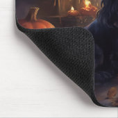 Tapis De Souris Cocker Spaniel Citrouilles Halloween effrayant (Coin)