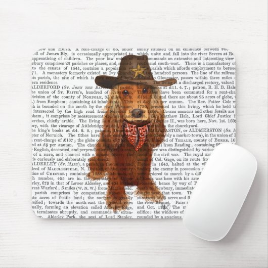 Tapis De Souris Cocker Spaniel Cowboy 2 (Avec souris)