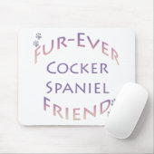 Tapis De Souris Cocker Spaniel Furever (Avec souris)
