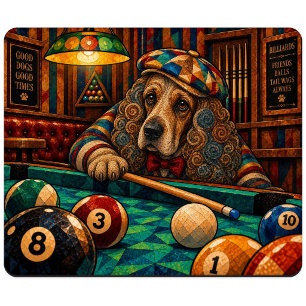 Tapis De Souris Cocker Spaniel, Mosaïque Géométrique