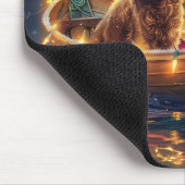 Tapis De Souris Cocker Spaniel Noël Festive Voyage (Coin)