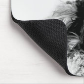 Tapis De Souris Cocker Spaniel noir et blanc Pad (Coin)