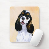 Tapis De Souris Cocker Spaniel (Parti) Peinture - Art Chien origin (Avec souris)