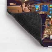 Tapis De Souris Cockpit Jet commercial (Coin)