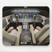 Tapis De Souris Cockpit Lear Jet (Devant)