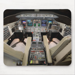 Tapis De Souris Cockpit Lear Jet