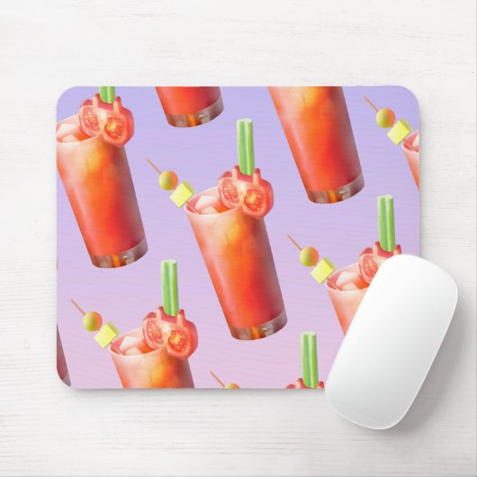 Tapis De Souris Cocktail Creative Bloody Mary (Avec souris)