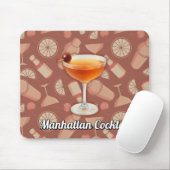 Tapis De Souris Cocktail Manhattan (Avec souris)