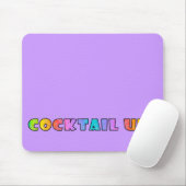 TAPIS DE SOURIS COCKTAIL UP ! MOUSEPAD (Avec souris)
