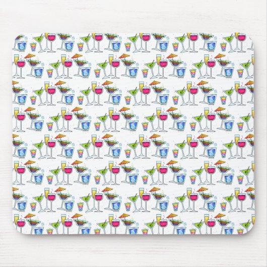 TAPIS DE SOURIS COCKTAILS UP ! MOUSEPAD (Devant)