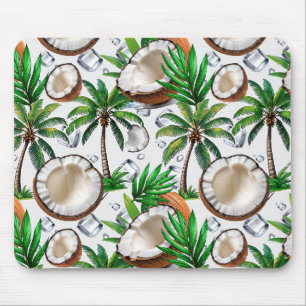 Tapis De Souris Cocotier Palm Tree Tropical Motif Design