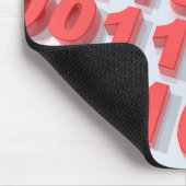 Tapis De Souris code 3D binaire (Coin)