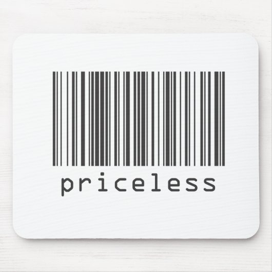 Tapis De Souris Code barre - Inestimable (Devant)