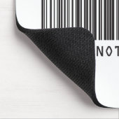 Tapis De Souris Code-Barre - Je Ne Suis Pas Un Numéro (Coin)