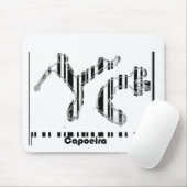 Tapis De Souris code barres de capoeira de mousepad (Avec souris)