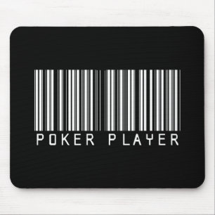 Tapis De Souris Code barres de joueur de poker