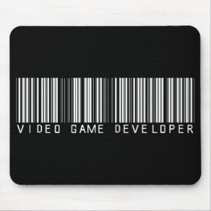 Tapis De Souris Code barres de promoteur de jeu vidéo