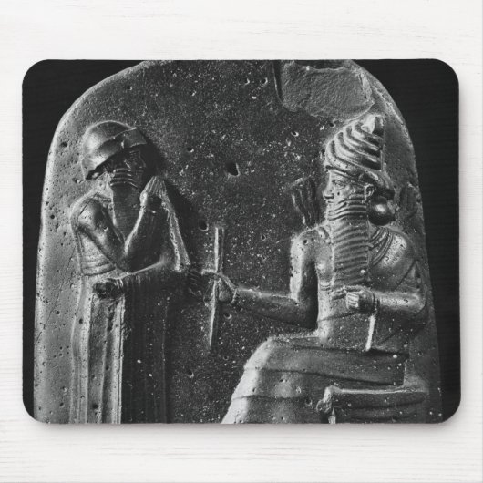 Tapis De Souris Code de Hammurabi, dessus du stele (Devant)
