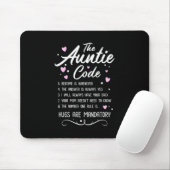 Tapis De Souris Code de la tante (Avec souris)