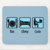 Tapis De Souris Code de veille (Devant)