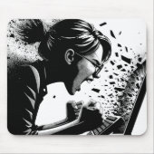 Tapis De Souris Code destructif (Devant)