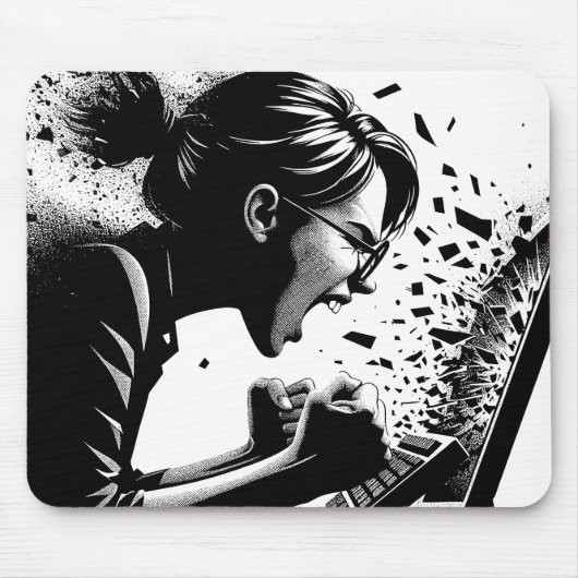 Tapis De Souris Code destructif (Devant)