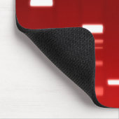 Tapis De Souris Code génétique ADN rouge (Coin)